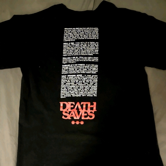 Dungeons & Dragons Other - OG VTG Dungeons & Dragons DEATH SAVES T-shirt